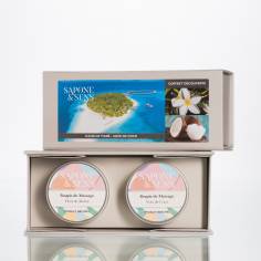 Coffret massage - Découverte des Îles 2 bougies de massage
