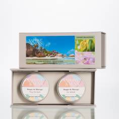 Coffret massage Relaxation 2 bougies de massage